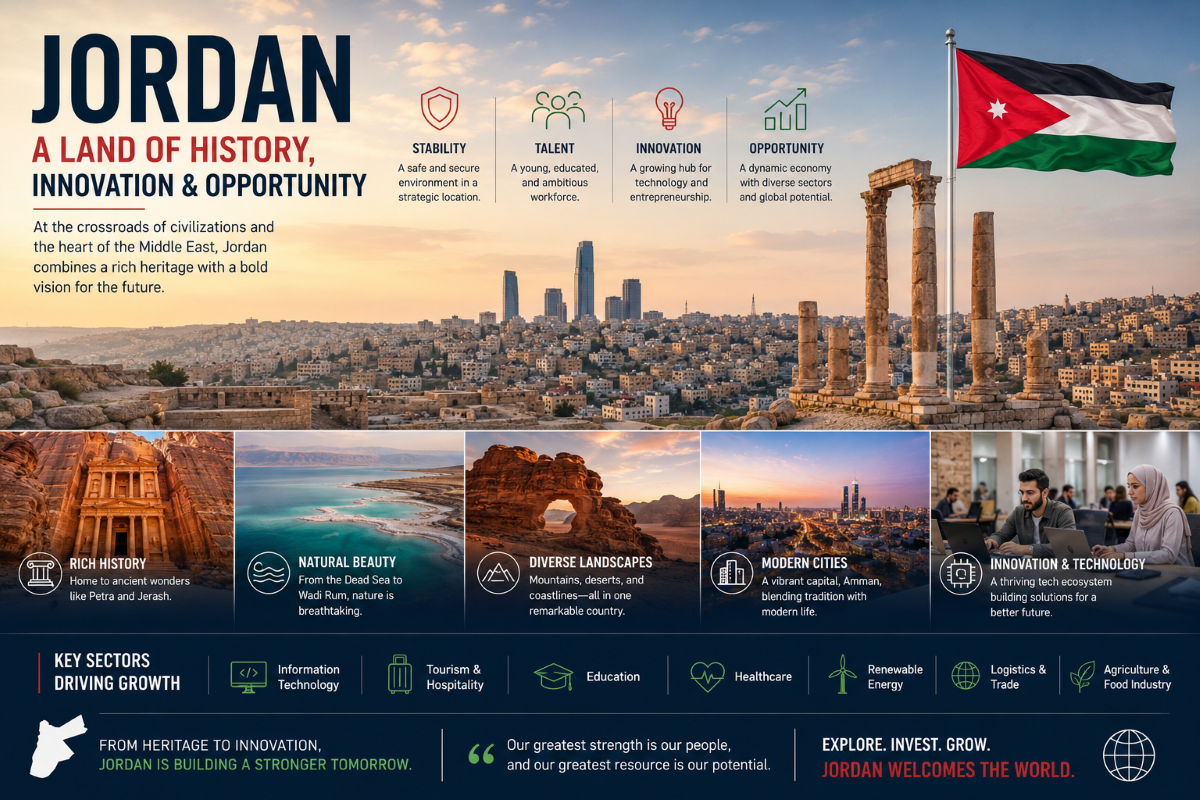 Jordan country: A Land of History, Innovation, and Opportunity